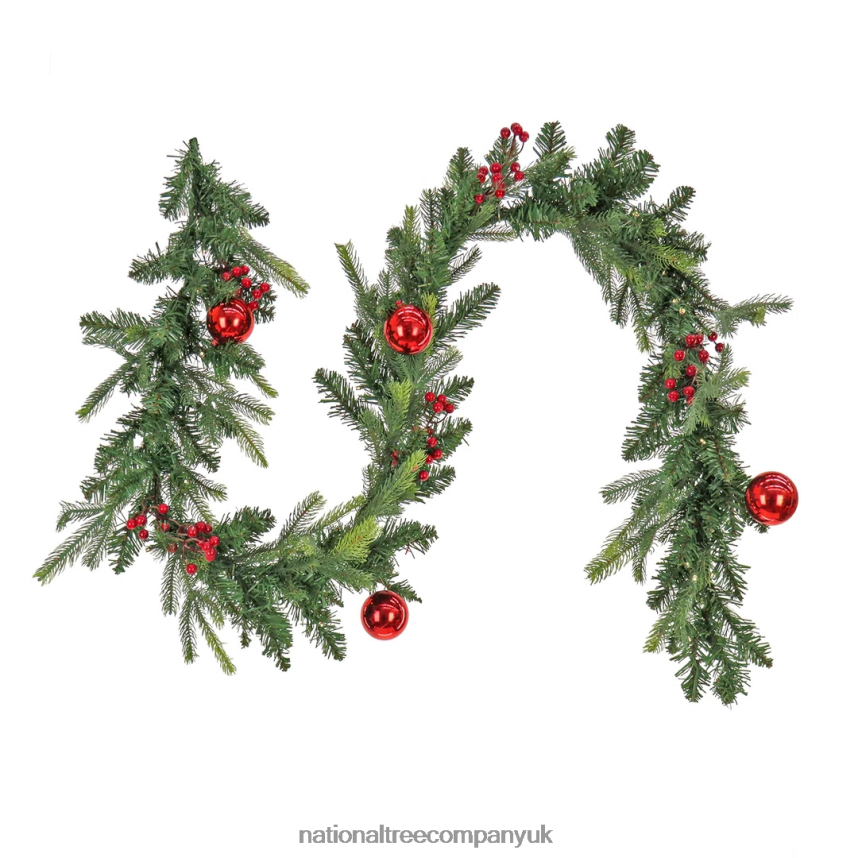 Greenery | National Tree Company First Traditions 6 ft Scotch Creek Fir Pre-Lit Garland F2L4F367